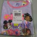 The Children's Place Girls' 100% Cotton Short Sleeve Top and Pants,2 Piece Pajama Set (Purple)