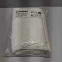 MIULEE Linen White Curtains 84 Inch Length 2 Panels Set for Living Room Bedroom Semi Sheer Light Filtering Farmhouse Rod Pocket Long Soft Thick Linen Textured Window Drapes W42XL84