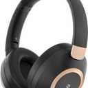 Active Noise Cancelling Headphones, 100H Playtime Headphones Wireless Bluetooth, Bluetooth Headphone with Mic, Over Ear Wireless Headphone with Deep Bass, Fast Charging for Travel