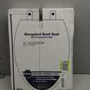 KOHLER 4636-RL-0 Cachet ReadyLatch Elongated Toilet Seat Slow Close, Soft Close Toilet Seat Quiet Lid, Contoured Grip-Tight Bumpers Installation Hardware, Apartment Essentials, White