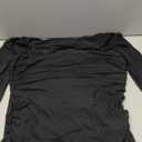 REORIA Long Sleeve Wedding Guest Maxi Dresses for Women Sheer Mesh Square Neck Ruched Bodycon Long Dress 2026 Spring Outfits, Medium