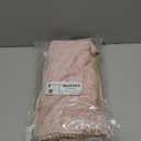 decorUhome Chenille Soft Throw Pillow Covers 26x26 Set of 2, Farmhouse Velvet Neutral Decorative Euro Pillow Covers with Stitched Edge for Couch Sofa Bed Home Decor, Blush Pink