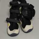 Dog Shoes for Large Small Medium Dogs, Dog Snow Boots Winter, Dog Booties and Paw Protectors to Prevent Licking, Anti-Slip Dog Shoes with Reflective for Hot Pavement, Hardwood Floors, Hiking (Size 6) (Thin wool-Black)