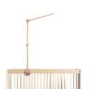Crib Mobile Arm - 30 Inch Wooden Mobile Hanger for Crib, Mobile Holder for Nursery Mobiles Accessories - with Anti Slip Attachment
