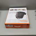 Shiatsu Back Massager with Heat, 4D Deep Tissue Massage for Pain Relief, Portable Rechargeable Electric Back Massager for Chair Home Office Car, Gift-Ready for Men Women (Black)