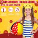 Leyndo 12 Pack Inflatable Beach Balls for Kid Party Favors for Birthday Summer Pool Novelty Water Beachball Game Toys for Boy Girl Gifts Class Party Decor (7.87")