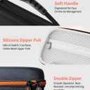 bsqueda Large Capacity Switch Carrying Case for Nintendo Switch 2 (2025) - 20 Game Cartridges, Hard Shell Portable Travel Pouch, Black