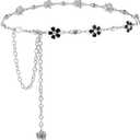 Rhinestone Belt Womens Formal Dress Belt Diamond Bling Wedding Bridal Belt (Fit Waist 30"-40")