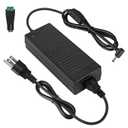 HOUHUI 24V 6A Power Supply Adapter, 100-240V AC to 24 Volt 6 Amp 144W DC Power Converter Compatible with 5.5A 5A 4A 3A 2A 1A Device Transformer with 5.5x2.5mm Tip for Led Strip CCTV Camera LCD Monitor