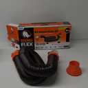 Camco RhinoFLEX 15-Ft Camper/RV Sewer Hose Kit - Features Clear Elbow Fitting w/Removable 4-in-1 Adapter - Connects to 3 Slip or 3/3.5/4 NPT Threaded Sewer Connection (39761)