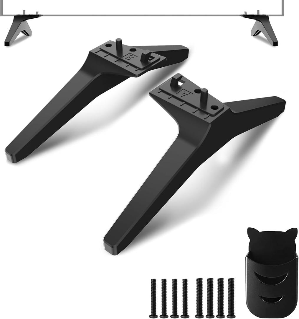 49" 50" 55" TV Stand for LG TV Legs for 55UJ6300 55UJ6540 55UK6200 55UK6300 55UK6500 55LJ550M 55UM7300 55UN6900 55LJ5550 50UK6500 49UK6300 MAM643660 MEZ64114730 Replacement Legs for LG TV with Screws