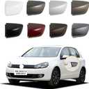 Car Exterior Door Handle Key Hole Trim Cover CapCompatible with VW Golf 6 Passat Scirocco Sharan Skoda Superb Seat Alhambra 1K8837879 5KD837879 Door Handle Accessories Lock Cap White