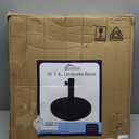 Blissun 26.5 lbs Heavy Duty Patio Market Umbrella Base Stand