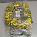 J'FLORU Artificial Spring Wreath 22 Inch Summer Wreaths for Front Door Yellow Daisy Wreath for Indoor Outdoor Home Decor and Easter Celebration