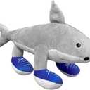 Italian Brainrot Inspired Plush Toy 14 Inches Tung Tung Tung Sahur Plush Soft Stuffed Meme Dolls for Collectors, Aesthetic Dcor & Funny Gift Ideas (Tralalero Tralala)