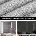 LazBlinds No Drill TDBU Roman Shades, Blackout - Grey, 31" W x 64" H | No Tools Top Down Bottom Up Cordless Fabric Blinds for Window, Thermal Insulated UV Blocking for Bedroom & Living Room
