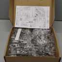 Chumia 100 Pack Soft Closing Cabinet Hinges for Kitchen 1/2 Inch Partial Overlay Kitchen Cabinet Door Hinges 105 Degree Concealed with Mounting Screws for Frameless Face Frame Door