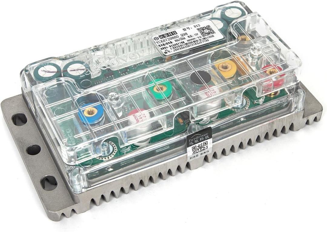 Fardriver Controller, ND72280/X80 E-Bike Controller,72 Volt 280A BLDC Programmable,Electric Motorcycle Motor Parts