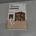 Book Nooks for Adults, DIY Miniature Dollhouse Book Nook Kit, Model Kits Craft Kits for Adults, 3D Wooden Puzzle Book Nook Craft Bookshelf Decor, Adult Craft Kits Gift with Led Light