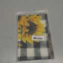 Sunflower Garden Flag, Buffalo Spring Summer Fall Garden Flag Vertical Double Sided Burlap Party Holiday Yard Home Farmhouse Outside Decor 12.5 x 18 In B
