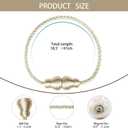 Magnetic Curtain Tiebacks Decorative Curtain Holders for Drapes Nieffeiy 6 Pack Beige Outdoor Tie Backs Rope Window Treatment Holdbacks, Set name: 6 Pack
