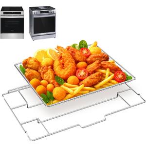 Air Fryer Basket for Oven, Oven Air Fryer Basket and Tray | Stainless Steel Air Fryer Basket and Tray for Frigidaire, Amana 30 Inch Gas Range Oven