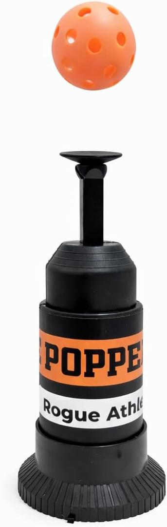 Baseball Mini Tee Popper Trainer, Portable Self Toss Hitting Tee for Solo Batting Practice, Great for Kids, Youth & Adults, Includes 1 Popper Ball