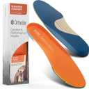Ortholite Fusion Elevated Comfort Shoe Trim-to-Fit Insert - Proprietary Two-Layer Memory Foam System Designed for Ultimate Step-in Comfort and Long-Term Cushioning (M: 10-11.5, Orange)