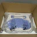 Swivel Shower Chair, 360 Non-Slip Shower Seat with Backrest for Elderly and Disabled, Height Adjustable Rotating Tub Bench for Seniors Bathroom Inside Shower with Compact Frame (Blue)