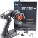RadioLink RC4GS V3 2.4G 4CH RC Transmitter and Receiver R6FG Gyro Inside Pistol Grip Remote Controller for RC Car Boat Tank Buggy