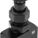 Klanata Universal Motorsport Brake Proportioning Valve, Aluminum Pressure Regulator with Adjustable Prop Bias for Racing (150PSI to 1200PSI) (Black)