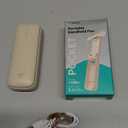 Aecooly Slim Portable Fan, Thin Handheld Fan, USB Rechargeable Mini Personal [24H Max Cooling Time], Battery Powered Small Foldable Pocket for Travel, Summer, Gifts for Women, Girls -Beige