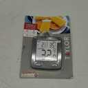 Taylor LCD Display Digital Kitchen Refrigerator/Freezer Kitchen Thermometer Min/Max on Display, 2 inch display, Gray, 1 Count (Pack of 1) (Grey)