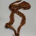 Topcosplay Women or Girls Wig Halloween Costume Cosplay Wigs Brwon Long Braids Wig