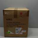 ARNIS Modern Plant Pots, Large Planters with Stand, Set of 2 Decorative Planters, Metal Pots with Drainage Holes for Living Room, Office, Garden or Balcony, 10.5 &12.55 Inch, Dirt