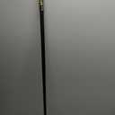 Walking Cane for Men & Women & Seniors - 36.5 Inch Heavy Duty 500+ lbs Capacity, Ergonomic Handle, Decorative & Ornate Design, Gothic & Goth Elegant Matte Black & Gold Artistry, Metal Cane