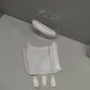 Mkono Wall Hanging Planter Propagation Station Glass Flower Vase for Hydroponics Plants, Bathroom, Home Office Living Room Decor Gift, Oblate Set of 4