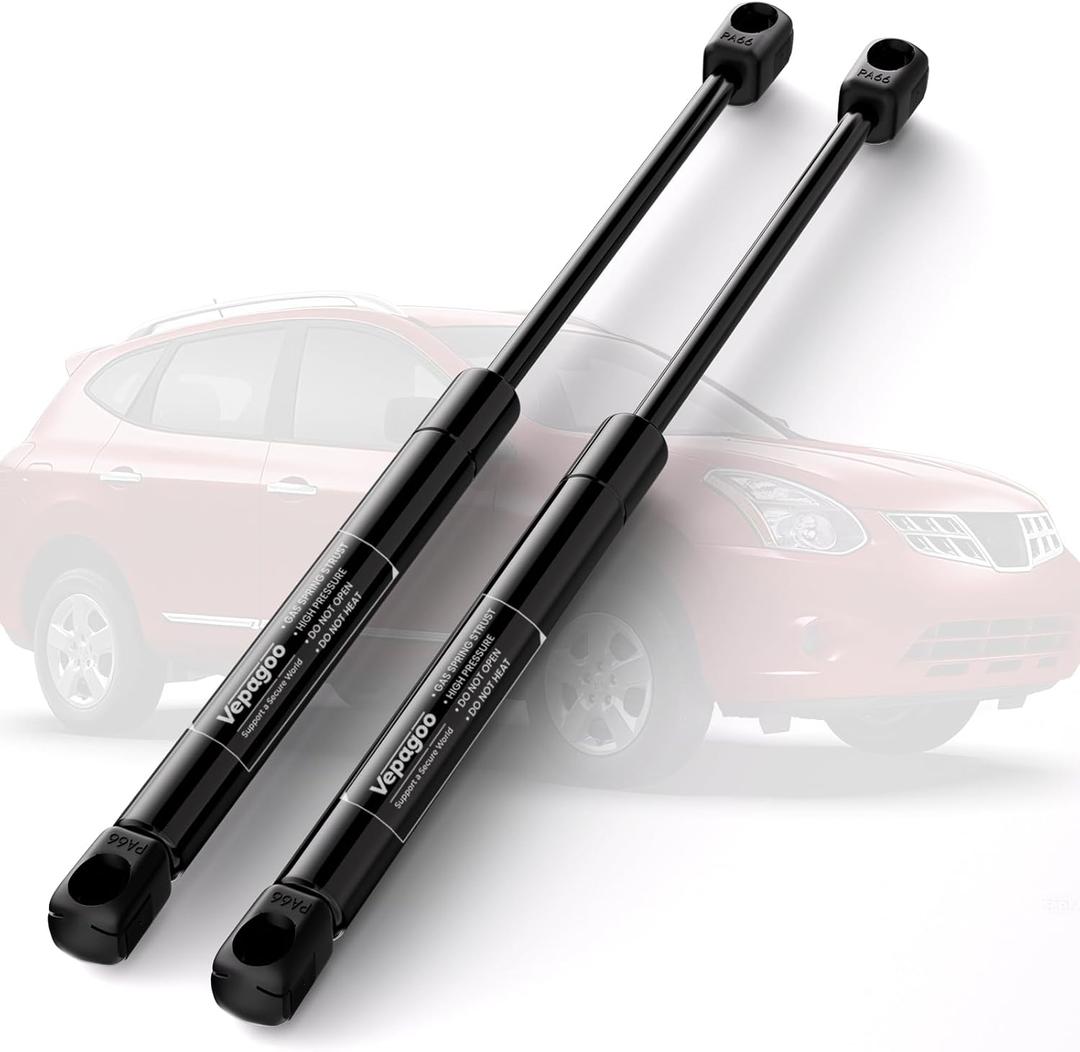 Vepagoo PM1029 Rear Hatch Liftgate for Nissan Rogue 2008-2013, SG225030 Tailgate Strut Shock for Nissan Rogue Advance/Base/Exclusive/Krom/S/SL/SV Sport Utility 4-Door Liftgate, OEM #4B-905132