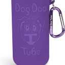 Dog Doo Tube Filled Dog Waste Bag Holders - Reusable Dog Poop Bag Tubes Designed to Keep in Odors and Germs