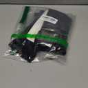 No nonsense Women's Super Opaque Control Top Tights 90 Denier Soft High Waist Pantyhose (Large, Black/Black)