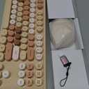 Wireless Keyboard and Mouse, Full-Size Typewriter Keyboard with Retro Round Keycaps, Ergonomic Design, Compatible with Windows PCs, Ideal for Home and Office (Milk Tea) (Brown)