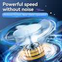Gaming Laptop Cooling Pad - 11 High Speed Turbo Fans Ultra Quiet Laptop Cooler Stand with RGB Lights Digital Display Height Adjustable for 17 Inch Laptop