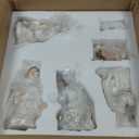 Zayton Nativity Set Christmas Indoor 11 Pcs 12.5 Inch Scene Statue Figurines Jesus Manger Crib Ornament Church Xmas Home Catholic Religious Decoration