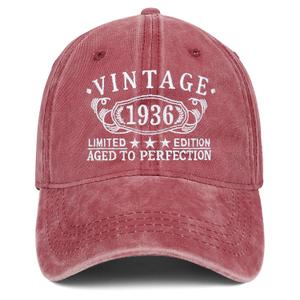 30th Birthday Gifts for Women Men Vintage 1995 Hat Gift Ideas for Her Him Baseball (Red)