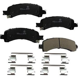 D974 Rear Ceramic Brake Pads for Chevrolet Chevy Express 2500 2003-2020, Express 3500 2003-2020, Express 4500 2016 | GMC Savana 2500 2003-2020, Savana 3500 2003-2020