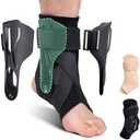 Adjustable Ankle Brace Support for Sprained Ankle with X-shaped Cross-fixing Lightweight and Breathable Compression Sleeve Lace Up for Women and Men Relief for Achilles Tendon Sprain Injury Recovery Running Basketball Volleyball XL