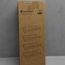 upsimples Acrylic Shelves for Bathroom Storage, 15" Floating Shelves Wall Organizer for Perfume, Make up, Skincare, Kids Bookshelf for Bedroom, Nursery, Living Room Decor, Clear, 4 Pack