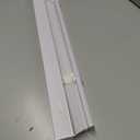Cordless Light Filtering Mini Blind, 36 x 64 in, Pearl White