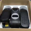 MERACH Under Desk Elliptical Machine, Leg Exerciser While Sitting for Seniors with Remote Control & 12-Speeds, Quiet Portable Electric Seated Pedal Exerciser Machine for Home Office (Classic)