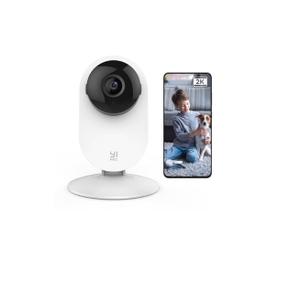 YI 2K 3MP Home Security Camera, Indoor Camera with Person, Vehicle, Animal Detection, Phone App for Baby, Pet, Dog, Monitoring, Compatible with Alexa